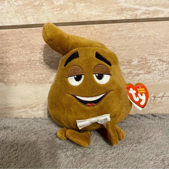 Ty | Toys | Ty Beanie Babies The Emoji Movie Poop Emoji Plush Stuffed